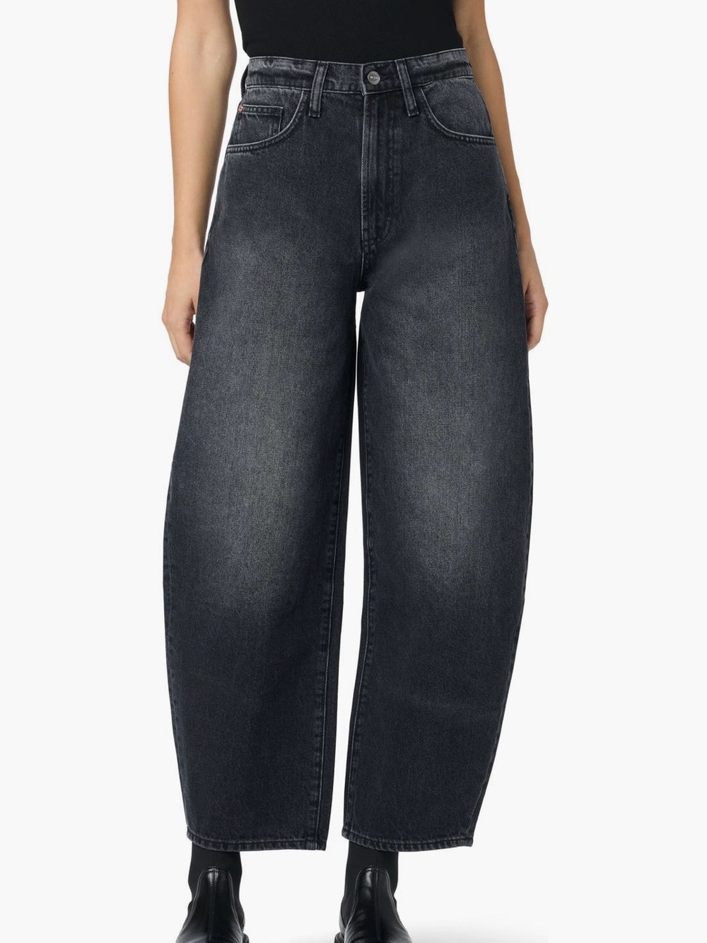 Hudson Super High Waisted Barrel Leg Jeans